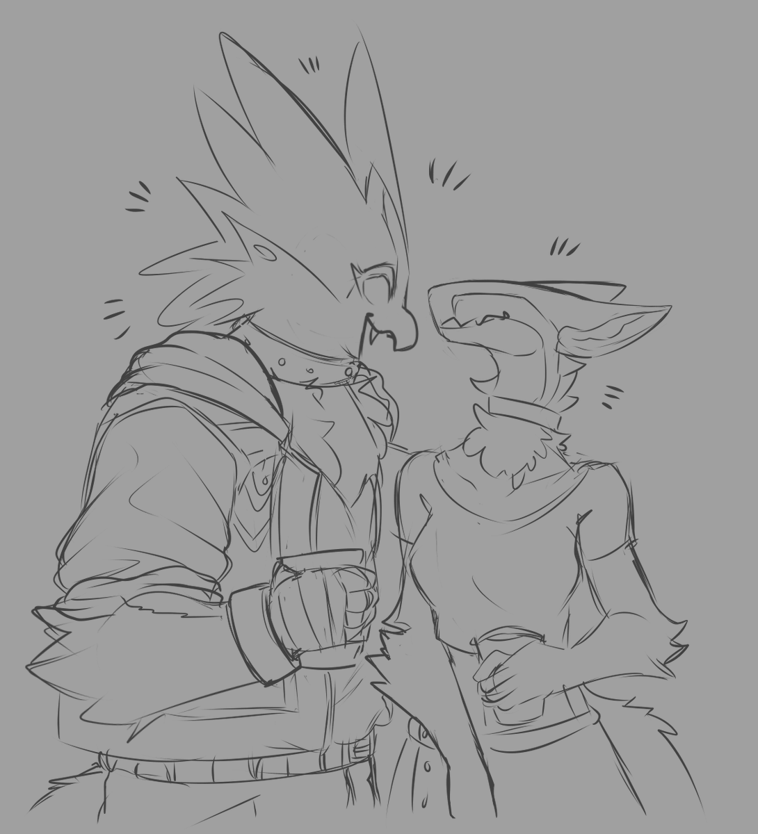 MrTerminate02's tweet photo. Doodles for the lovely @MoonieNSFW https://t.co/ITuBFn883z