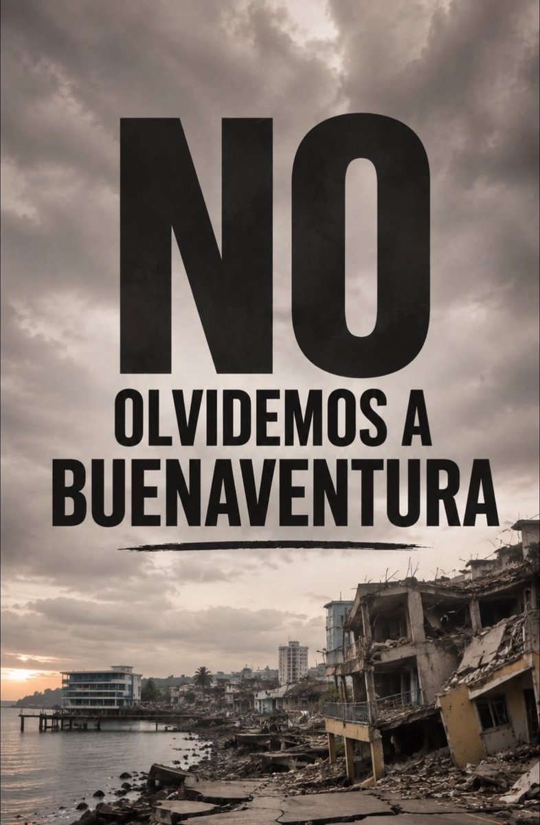 YeiMosquera's tweet photo. Me ayudan a promover el #NoOlvidemosABuenaventura para llamar la atención del gobierno nacional.

La ciudad registra 16 muertos, 258 heridos, más de 7.000 viviendas afectadas y las vías de acceso a la ciudad restringidas. https://t.co/fwZwCzRUvj