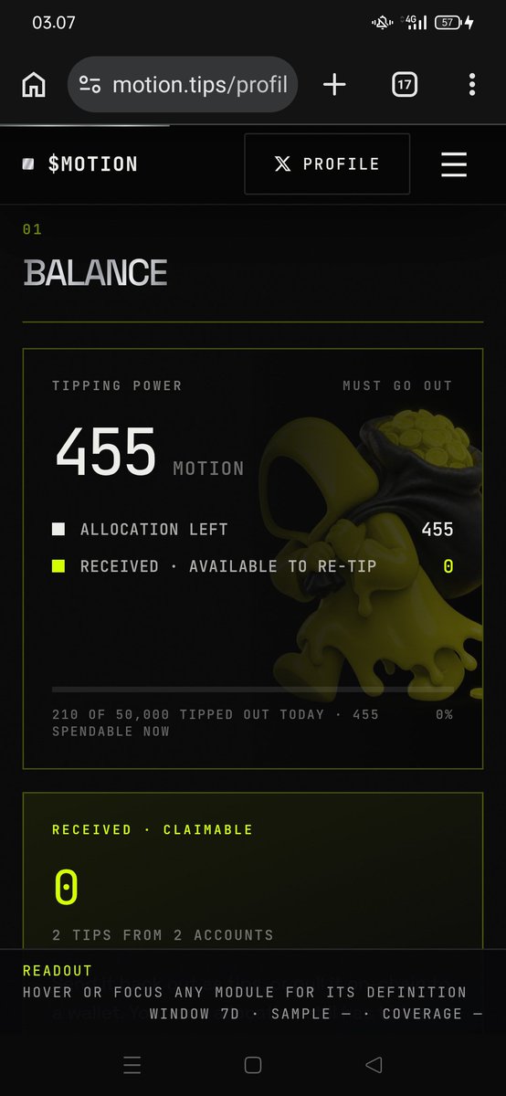Drs_SE's tweet photo. I received a $MOTION allocation from @motiontip today, and I’m ready to send it to you.

Comment “@tipmotion 100” to receive yours https://t.co/BjHrScAPqE