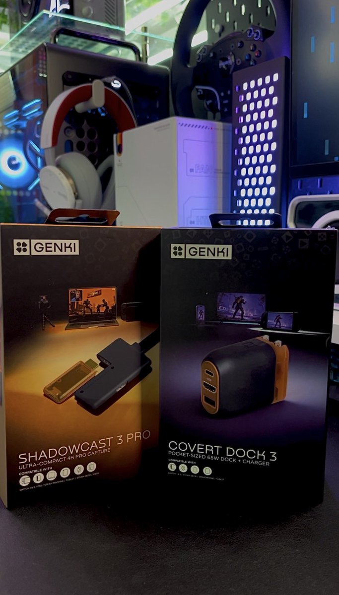 saachandesu_u_'s tweet photo. Makuakeでプロジェクト開始‼️
「GENKI Dock 3」と「ShadowCast 3 PRO」があればドックいらずで
ノートPCやタブレットがそのまま高画質なゲームモニターに早変わり!
出先でのゲーム環境がこれ一つで劇的に変わります✨
↓ツリーをチェック
#PR #GENKI #CovertDock3 #ShadowCast3
#Makuake #マクアケ https://t.co/brKxxqJ2oS