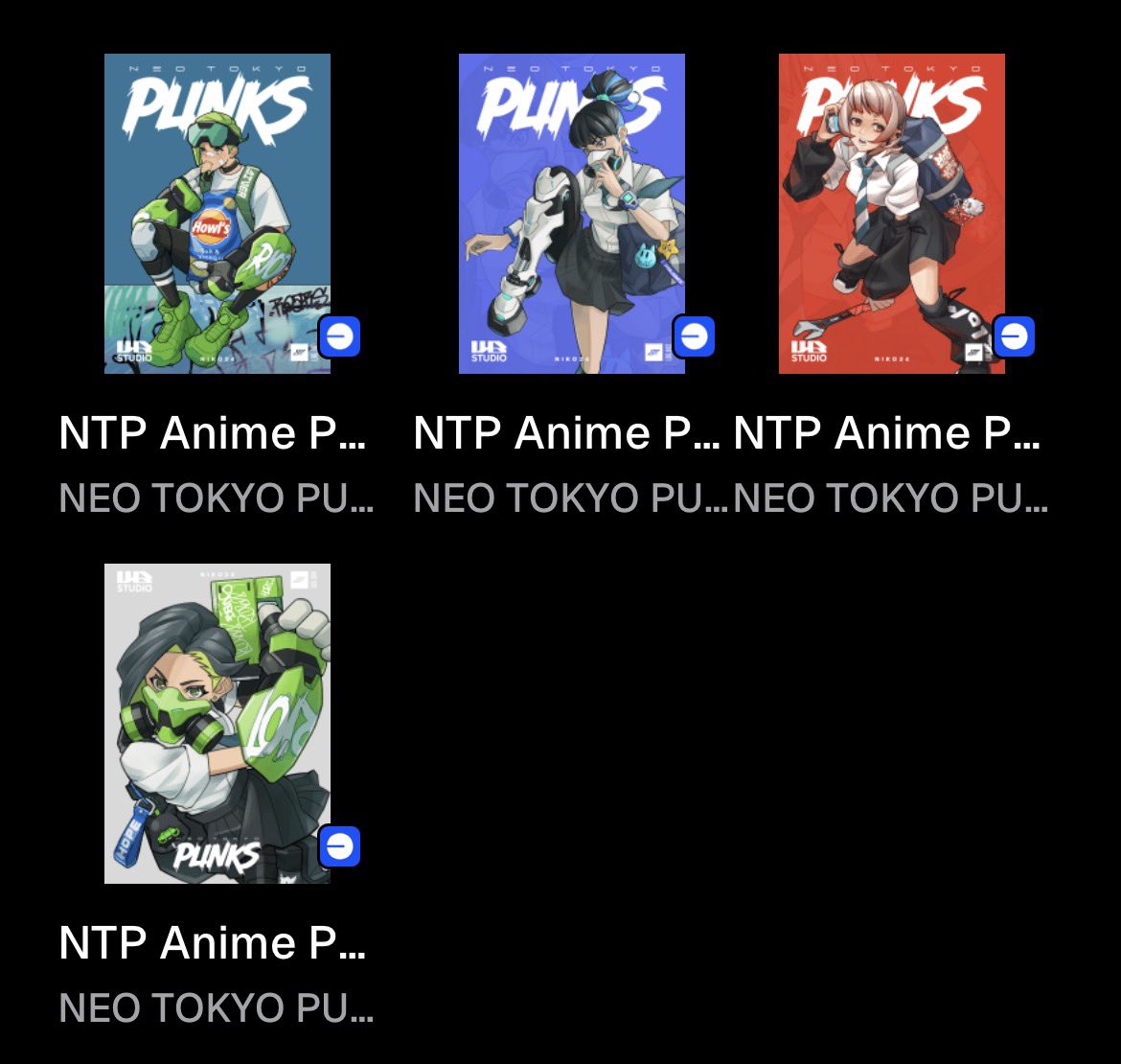 hario2022's tweet photo. 金曜日までっ!
#NTP
#NeoTokyoPunks https://t.co/gPHQ5r3aHS