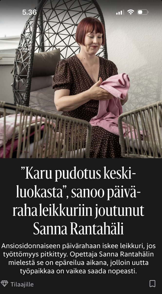 salmi_pekka's tweet photo. Minusta olisi karua, jos työtä tekemättä pystyisi työtä tekevien kustannuksella pitämään elintasonsa pitkään.
Mikä olisi työssäkäynnin insentiivi? #työllisyys #toimeentulo (€) https://t.co/2HvMwv2h5c
