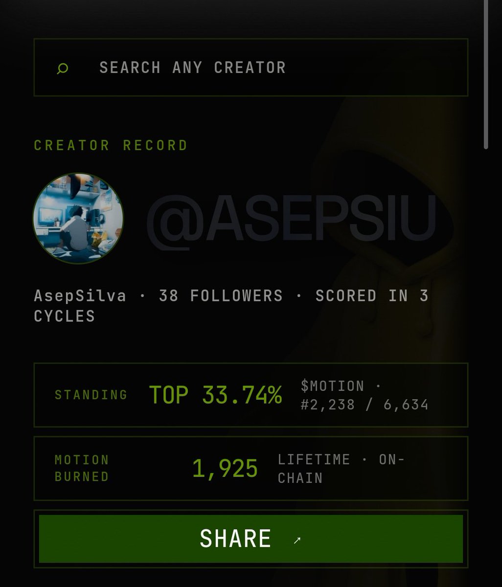 asepsiu's tweet photo. semangat ya buat semua yg lagi garap @motiontip , semoga kita dapet $motion yg banyak, jgn lupa komen pakai @tipmotion 
#motion #tipmotion #motiontip #fyp https://t.co/LBoiX31Mxu