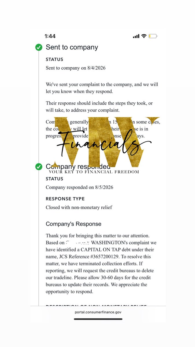 buildwealthwjae's tweet photo. Instead you’ll remove/dispute the Collection Account and any other accounts regardless of the amount reporting. That’s how you’ll take control of your credit and start living the life you deserve!￼ https://t.co/T8jFNQxJvH