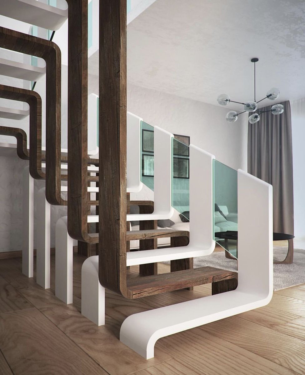 HOUSEPORN___'s tweet photo. Rate this staircase https://t.co/B7GkyY3F0U