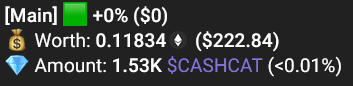 lathaz's tweet photo. $222 of $CASHCAT just for holding... easy mode

My earnings from @kittenthehood 

You buy = I win
You sell = I win

You might as well win with me 🤷‍♂️ https://t.co/0YMrSW8boc