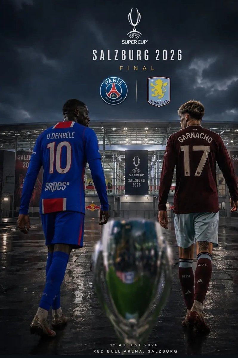 kaartikfooty's tweet photo. 🏆 PSG vs Aston Villa: The UEFA Super Cup takes place today in Salzburg, with Champions League winners PSG facing Europa League winners Aston Villa.#PSG #ParisSaintGermain #AstonVilla #PSGvsAstonVilla #PSGAVFC #UEFASuperCup #SuperCup #UEFA #UCL #ChampionsLeague #EuropaLeague #Sc https://t.co/i4rfM2QaYv