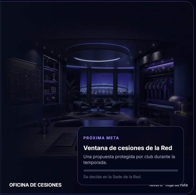 ZattrickManager's tweet photo. Oficina de cesiones.

Simplemente permitirá realizar cesiones entre clubes de la red, aun fuera del periodo de fichajes. https://t.co/O3MHs9Iwh5