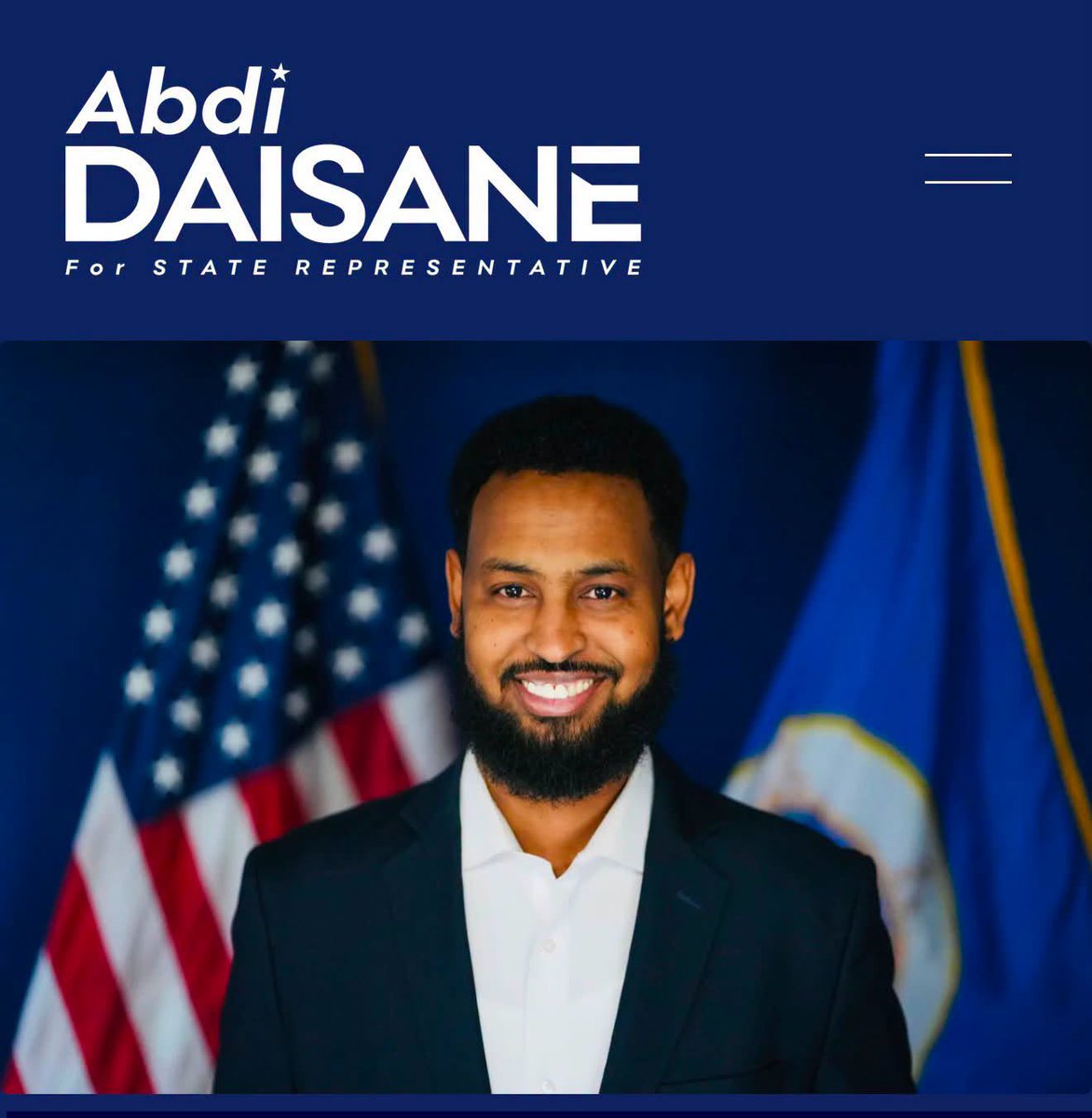AbdallaEmirates's tweet photo. 🚨 BREAKING: ABDI DAISANE WINS! 🇺🇸🇸🇴

Abdi Daisane has won the Democratic primary for Minnesota House District 14A! 🗳️

A historic night in St. Cloud and another powerful moment for Somali-American civic leadership in Minnesota.

Congratulations, Abdi Daisane! 🎉

The journey continues to November. 🇺🇸 Abdi H. Daisane @daisaneformn