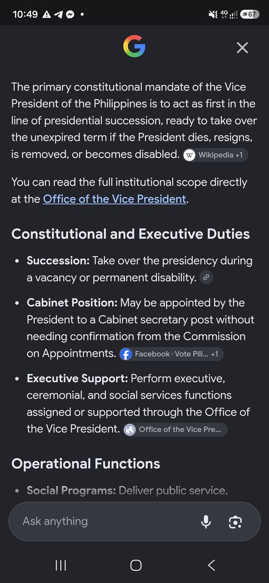 Judebmf12's tweet photo. Bakit ba kasi ginagawa ng vp ang intelligence works eh ito naman talaga ang mandato nya
@attylpk https://t.co/LtWORMLvDl