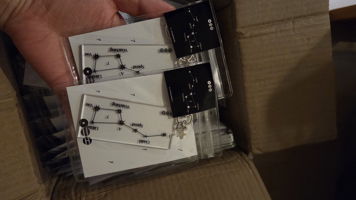 tanicat_yaps's tweet photo. @gimbapkuk 
Got the order! 100 Keychain ready to be assembled into freebies for LA day 1 and day 4!!!!
I'm so excited these are so pretty 💜 Thank you Roni~ 😚 https://t.co/UdNmEgQ95G