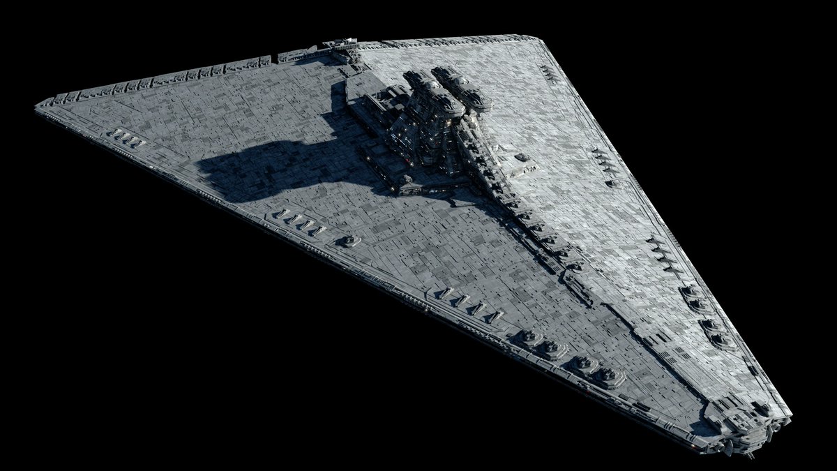 Boots_Shadows's tweet photo. I'm upset we never got to see the Empire's lesser known warships on screen or in games before Disney bought the IP.

Take the Sector-class Star Destroyer for example, the Empire's take on the Venator-class Star Destroyer.

First seen in Dark Empire #2, February 18th, 1992. https://t.co/XDR6kJXaLp