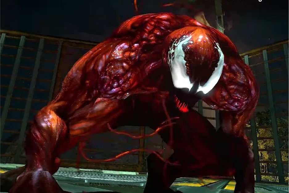 VenomDbd's tweet photo. Reminder that Carnage is the final boss of the TASM2 Video Game and Venom is in the TASM 2 Mobile game https://t.co/DbxUUrua13