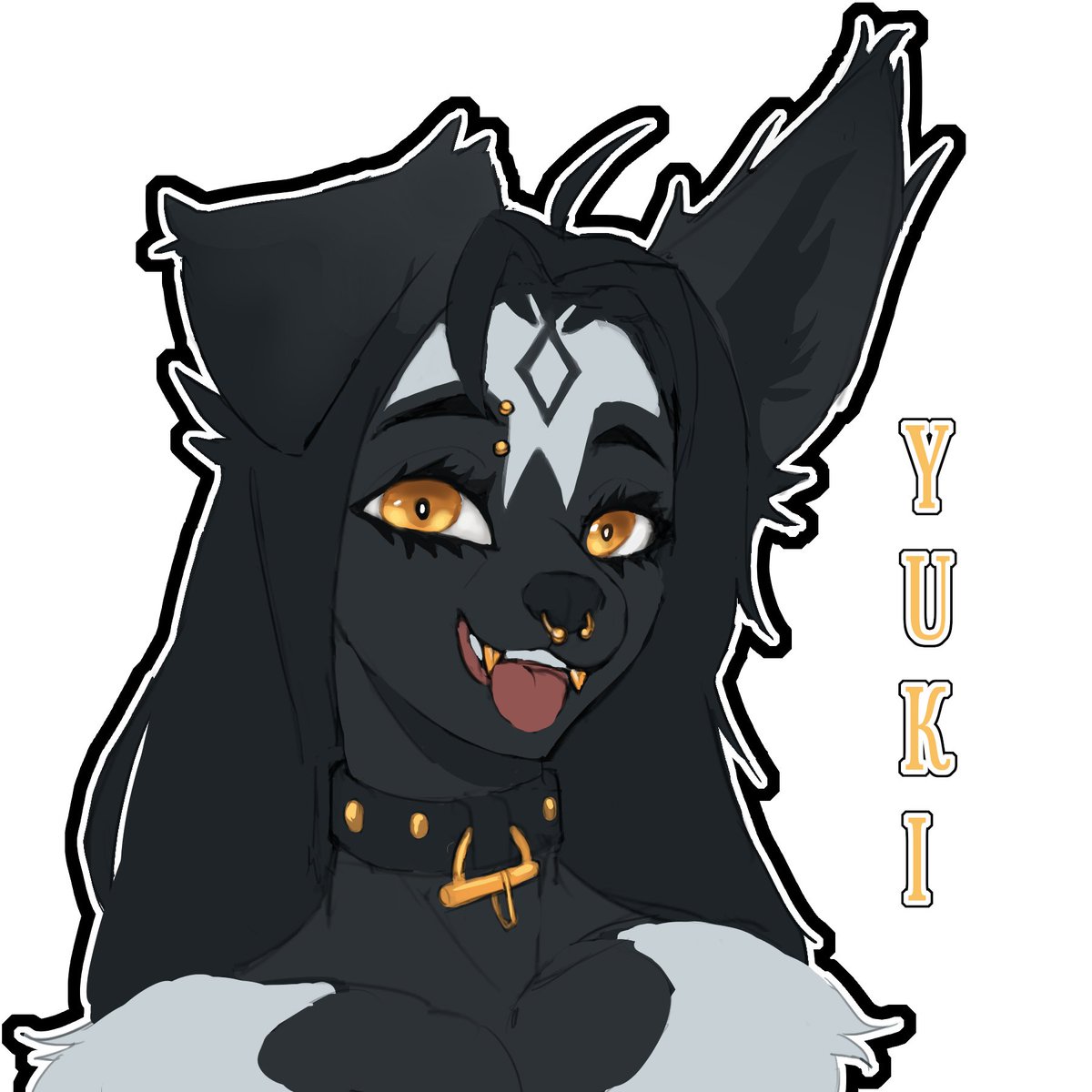mongoosington's tweet photo. Finished commission for Yuki! https://t.co/7OsIJsgfK1