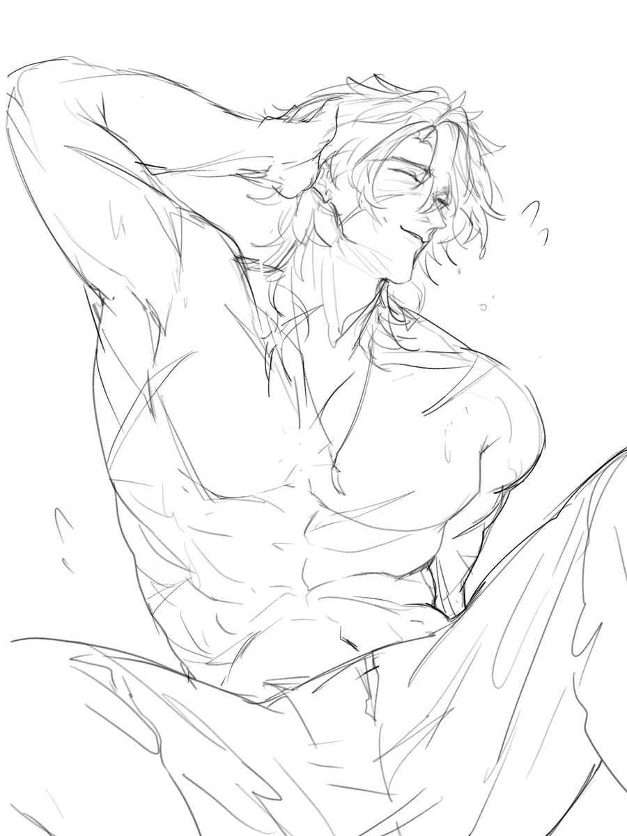 _chcow1nt_'s tweet photo. Huh... abbs when squished looks like rolls too... squishy.... varka squishy https://t.co/hHjY513eof