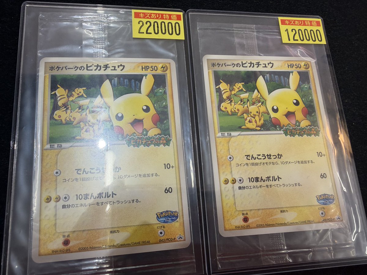 ポケモンカード】 ⚡#ポケパークのピカチュウ(043/PCG-P) 未開封2点