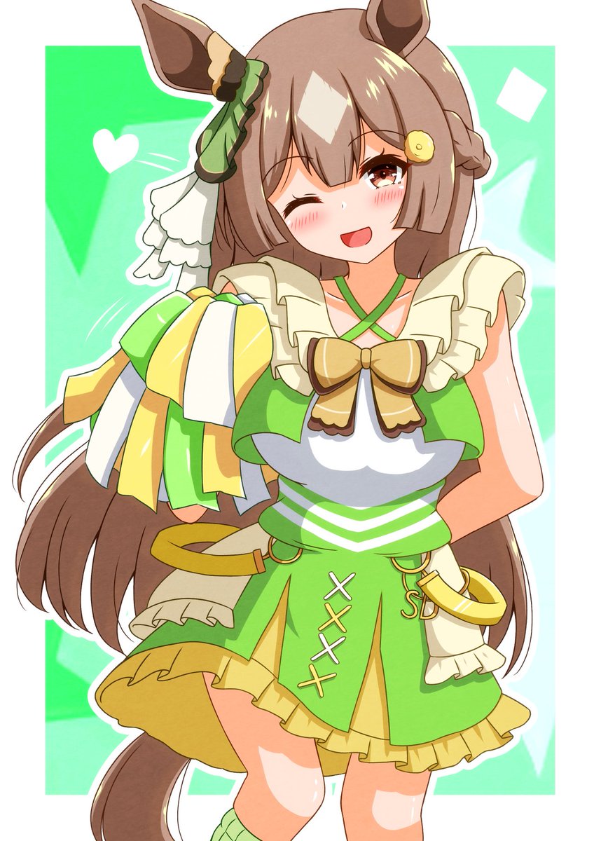 satsuki3506's tweet photo. チア衣装ダイヤちゃん
#umamusume https://t.co/8kdFwZWHxS