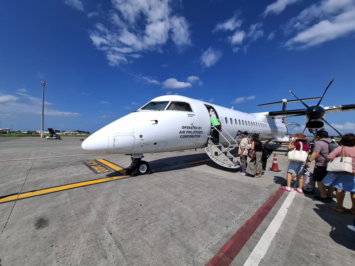 1rin2rin3rin4's tweet photo. この器材は初めて乗りました！
フィリピン航空のプロペラ機は、こちらをたくさん保有しているようです✈️✈️
#飛行機
#フィリピン航空 https://t.co/5WeoFrBJIJ