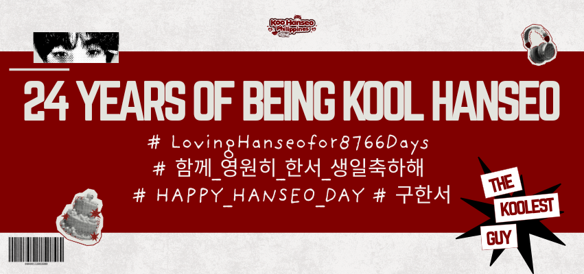 koo_hanseoPH's tweet photo. Pochits! Let's celebrate Hanseo Day with a X Hashtag Party🥳

You may share your birthday wishes at exactly 11:00 PM PHT, 12 Aug 2026. Don't forget to use our tags!

24 YEARS OF BEING KOOL HANSEO
# LovingHanseofor8766Days
# 함께_영원히_한서_생일축하해
# HAPPY_HANSEO_DAY # 구한서 https://t.co/9OcQnb0pCI