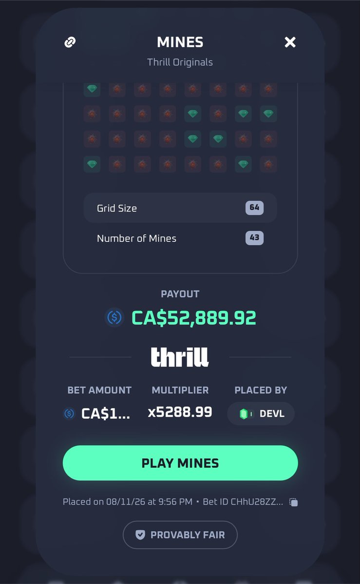 DEVLSLOTS's tweet photo. Needless to say the return streams on @Thrill_com this weekend are going to be insane for you guys 😈

King of Mines on Thrill 👑 https://t.co/A44WZLxsWl