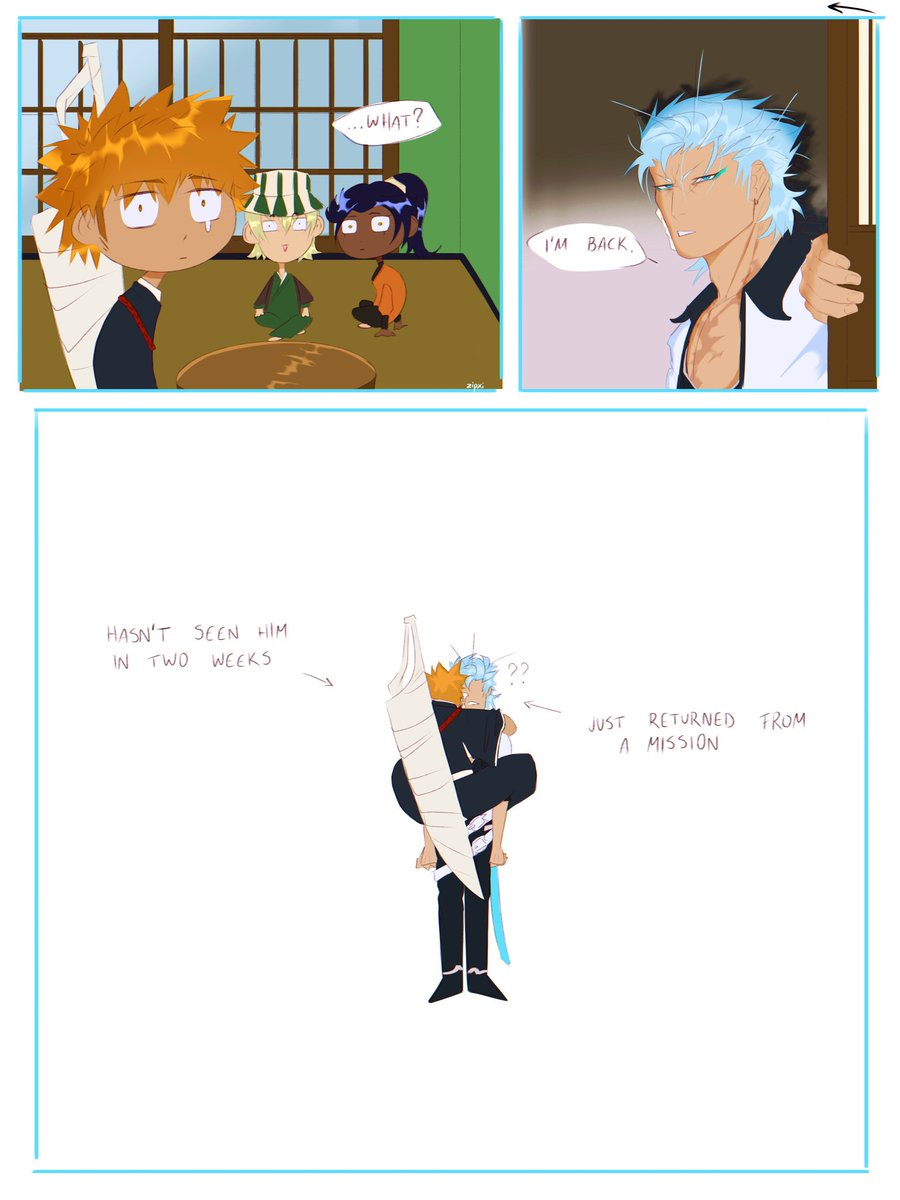 thiszipxi's tweet photo. Older grimmichi comic ( ˙▿˙ ) lowkey miss this style #grimmichi https://t.co/ZWn0oUJrXR