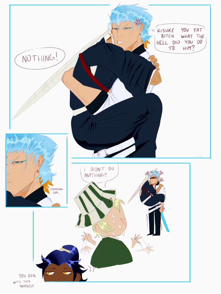 thiszipxi's tweet photo. Older grimmichi comic ( ˙▿˙ ) lowkey miss this style #grimmichi https://t.co/ZWn0oUJrXR