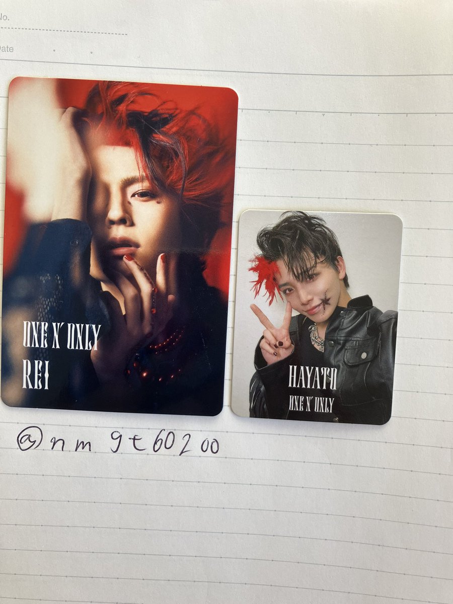 nm9t60200's tweet photo. Yes！東京 15周年盤C 交換
譲 通常サイズ REI 小サイズ HAYATO
求 同種山中柔太朗 https://t.co/RcteRxdPlV