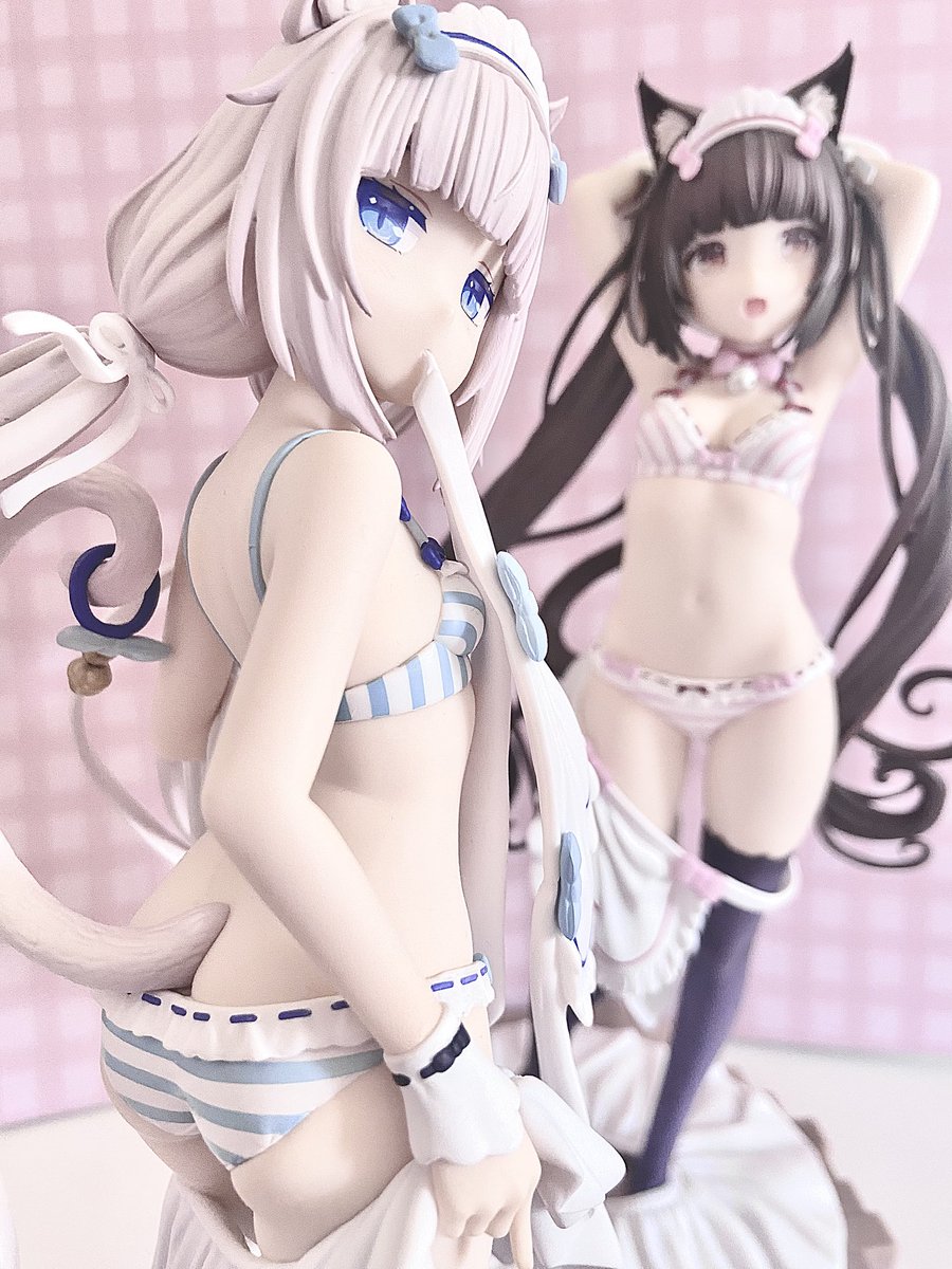 softbunnylily's tweet photo. Chocola &amp; Vanilla 🤍
~~~~~~~~~~~~~~~~
#nekopara #nekoparachocola #nekoparavanilla #animefigure https://t.co/BRKOR1tp1z