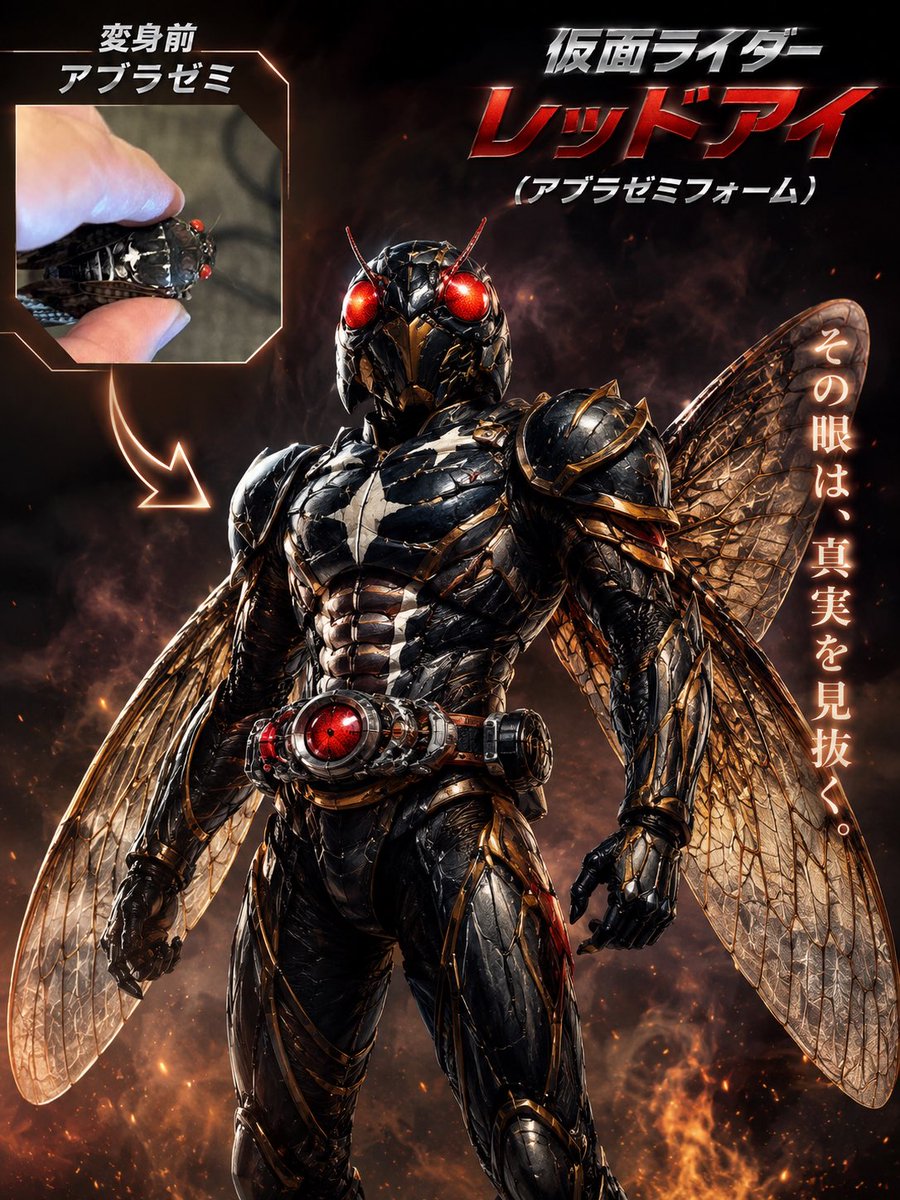 tenagaebiosaka's tweet photo. @sametchi6161 仮面ライダー風にしてみた(笑 https://t.co/h1AVj9Hgly