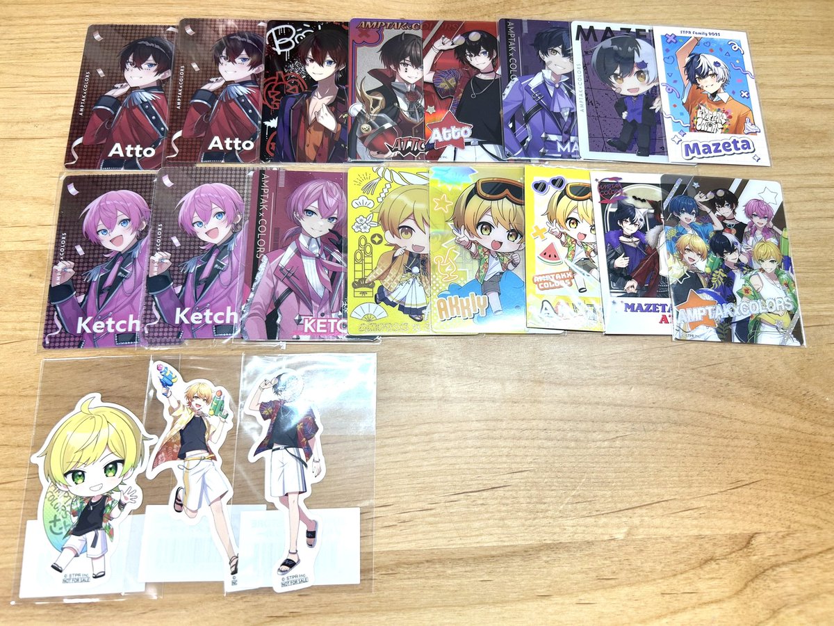 yuuka_0924's tweet photo. 【譲】画像1、2枚目
【求】買取(PayPay)
金額や纏めて等、条件の良い方を優先させていただきます。
ご希望額をご提示の上、お気軽にお声掛けください🍀
#AMPTAKグッズ交換 #AMPTAKグッズ買取 #AMPTAKxCOLORSグッズ交換 #AMPTAKxCOLORSグッズ買取 https://t.co/yi5gwzwk1T