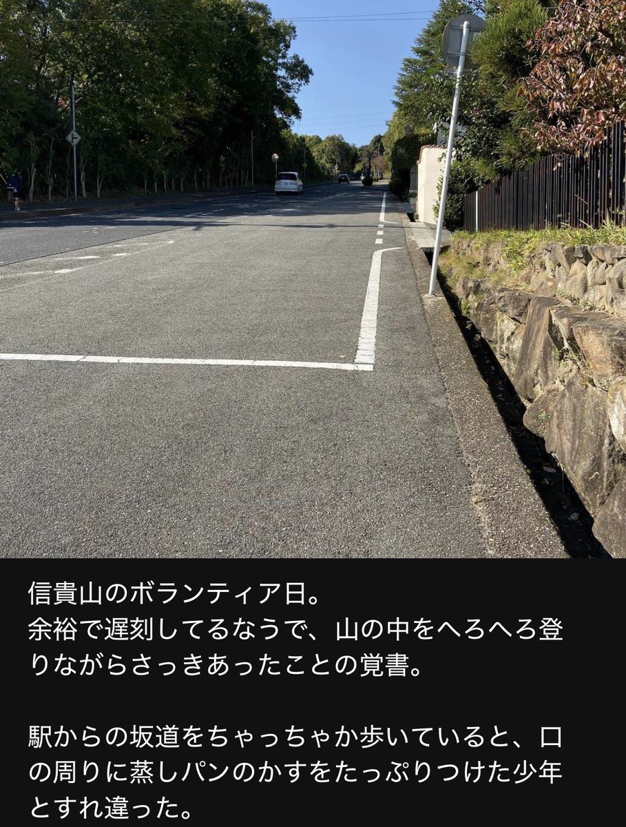 potaco_tkty's tweet photo. これはるか昔に、本当に「少年」と出会った時の私の日記的なもの。一部抜粋(真ん中の地名たっぷりトークは抜いてる)

私の若い頃(???)の日記が、
夏に現れたお姉さん型の怪異の怪異側視点にも見える。
え、あの時の少年、もしかしてそろそろ大学生か？？？怖い。 https://t.co/9fGBpSWY8E