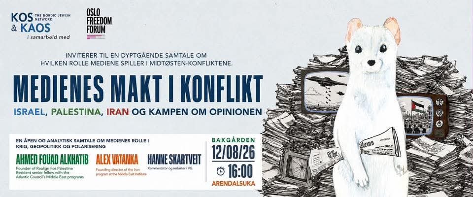 afalkhatib's tweet photo. Hello Norway from Arendal week or Arendalsuka, a political festival about empowerment through open debate and engagement of competing ideas. If you're around, come see my panel today on The Power of Media in Conflict and the Battle for Public Opinion. I'll be here presenting my new short book Hamas and Its Two Million Hostages, engaging diverse audiences and hoping to promote a new vision for Gaza beyond the "resistance" narrative. 

I've been told that in part because this is Norway, and in part because a very narrow view persists when it comes to what qualifies as "pro-Palestine", there may be some hostility to me and what I have to say. Let us hope that the values and spirits of this festival are truly embraced by the vendors, participants, and attendees.