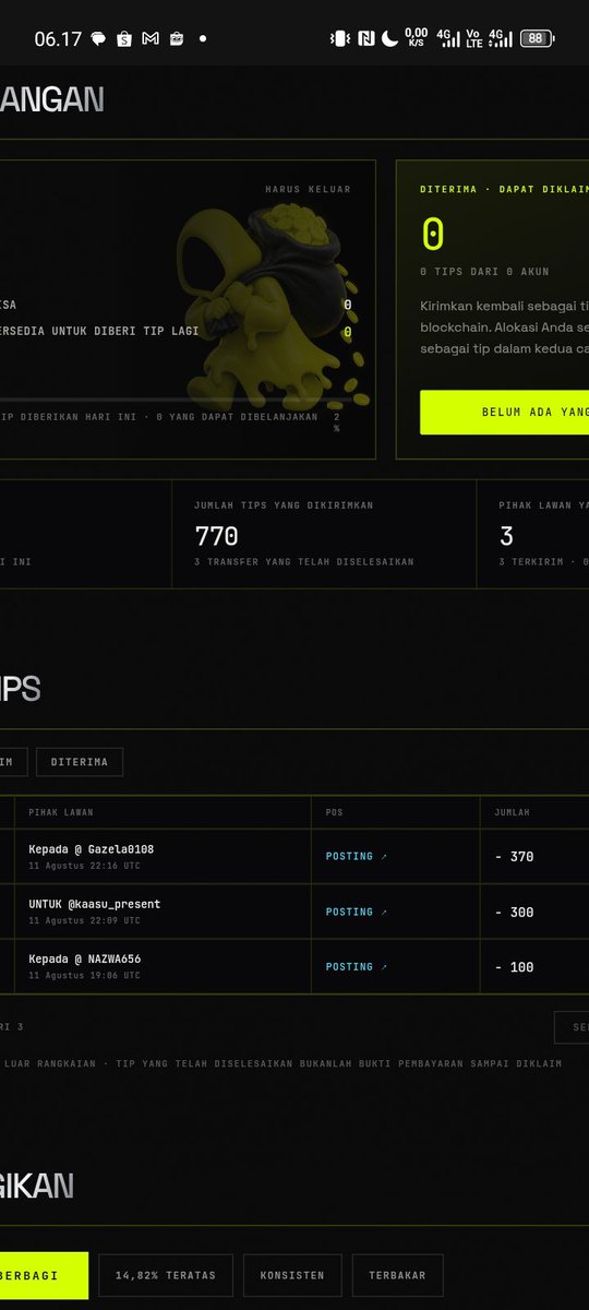 norris_ada92658's tweet photo. Gimana cara kasih tip $MOTION ke creator favorit?

Easy:
Buka https://t.co/g5mFq4MuD9
Login pake akun X
Cek saldo kamu
Tinggal reply postingan orang dengan format @tipmotion
 [jumlah]

Contoh: @tipmotion 1000 https://t.co/aahp2Yfiti