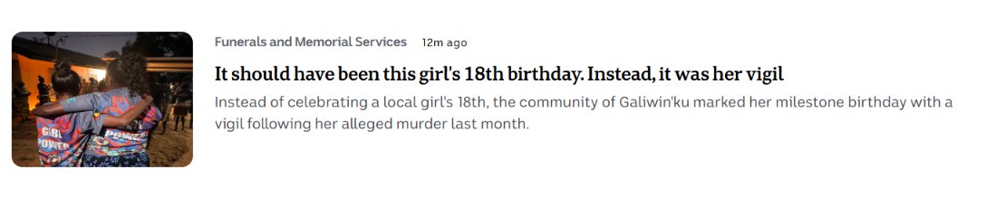 RoadknightThe's tweet photo. Why is it that we never hear from politicians about domestic violence in remote Aboriginal communities (34-80 times the national average) and murder of women (12 times the national average)?

They want to talk about racism. This is racism. By ignoring Black Deaths from DV, you're diminishing them as lesser or less important.

And that, my friends, is racism.