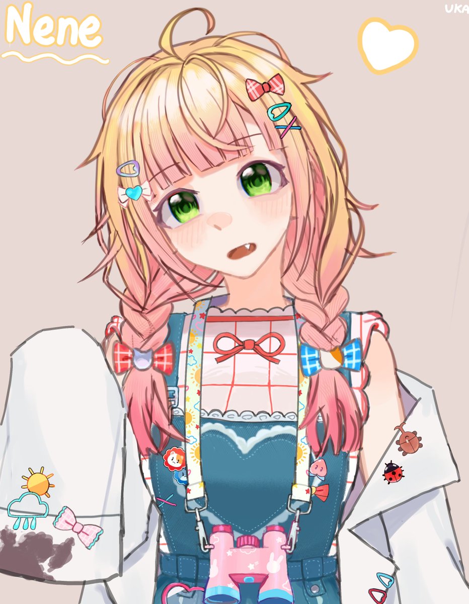 HHHoshiyomi322's tweet photo. I drew Nene! (I tried my best; this is my first time  draw her.)
#ねねアルバム https://t.co/zArxaZCIDT
