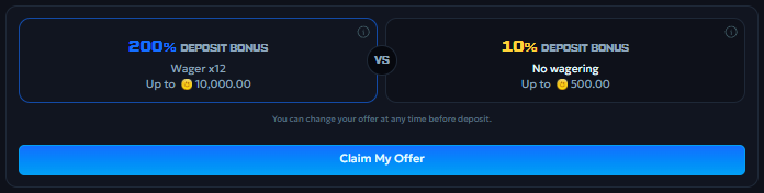 csdropcom's tweet photo. HELP ME CHOOSE! 👀

200% Bonus or 10% RAW Bonus... which one did you choose? 🤔

Drop your choice + User ID below 👇