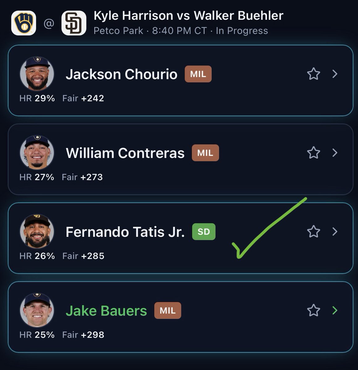 CalculatedGreen's tweet photo. PT.2 💣

#Gambling𝕏 #GamblingTwitter #GamblingCommunity #MLB https://t.co/BmN6Y7gvU9