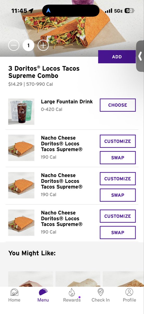 24shrek24's tweet photo. @RivalDarkSide This is EXACTLY why your 3 taco combo with a drink is literally $15 after tax. https://t.co/RPSXJrDOWZ