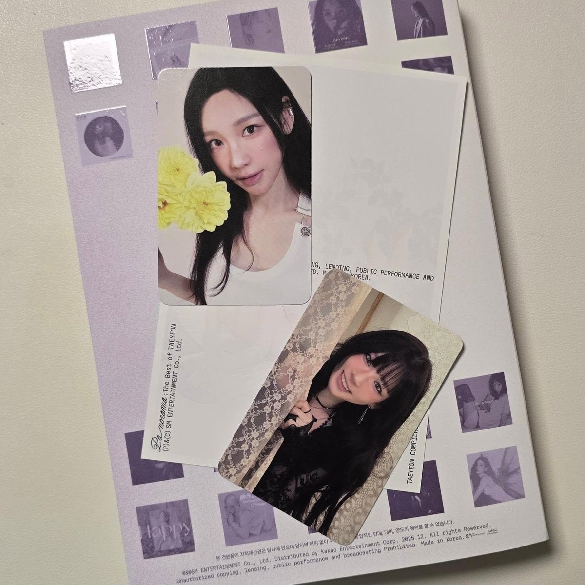 pinkpurple1518's tweet photo. Songwriter Jo Yoonkyung, who wrote lyrics for Taeyeon's songs such as “U R” and “Drawing Our Moment,” shared her thoughts on Taeyeon’s IG:

"I wonder if Taeyeon knows that every writer wants to work with her ❤️

The other day, I met another songwriter and we were talking  the moment the name "Taeyeon" came up, we both suddenly turned solemn, somehow (p) We always want to be able to pull off any song, but everyone nodded together, as one, agreeing that a Taeyeon album carries some different kind of meaning 🦋

Busy handing out the mic to the "Queen's Eye" girls in "compliment prison," I somehow felt like I never fully got to make my own love confession, but, Girls' Generation. Taeyeon. It's truly a realm that feels like somewhere in songwriters' dreams.. 🧚"