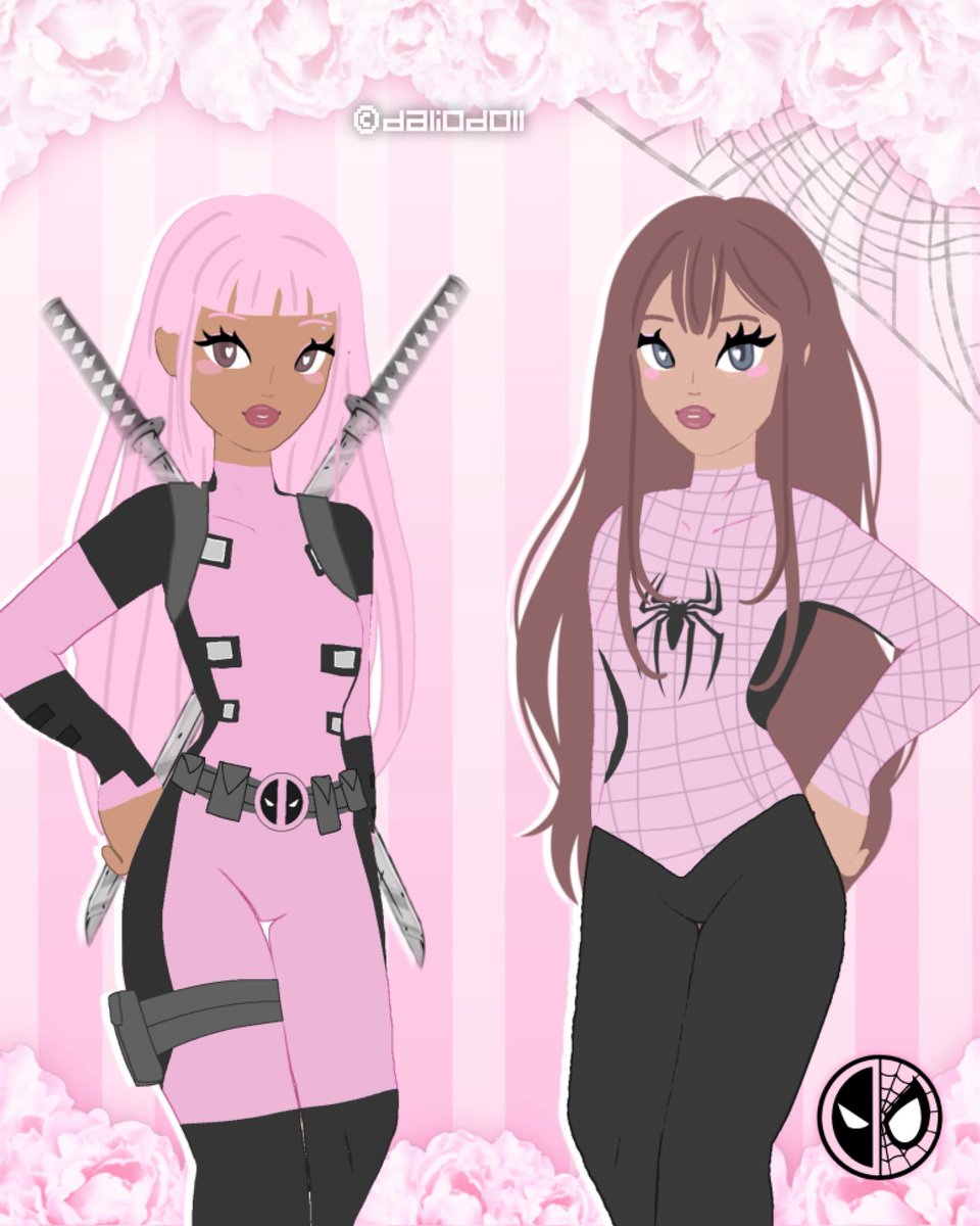 dallfile's tweet photo. spideypool #pink https://t.co/abRTHC4zGz