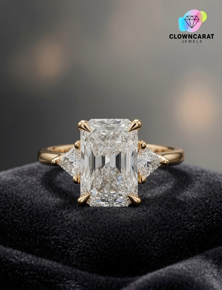 MaheshPethani's tweet photo. ✨💛 Stunning Yellow Gold Ring 💛✨

💎 Large Radiant-Cut Diamond with Trillion Side Stones 💎

✨ Classic Prong Setting — Pure Sparkle from Every Angle ✨💍

🌹👉 DM for inquiries 💌

#DiamondRing #EngagementRing #YellowGold #RadiantCut https://t.co/74mpLzbNEg
