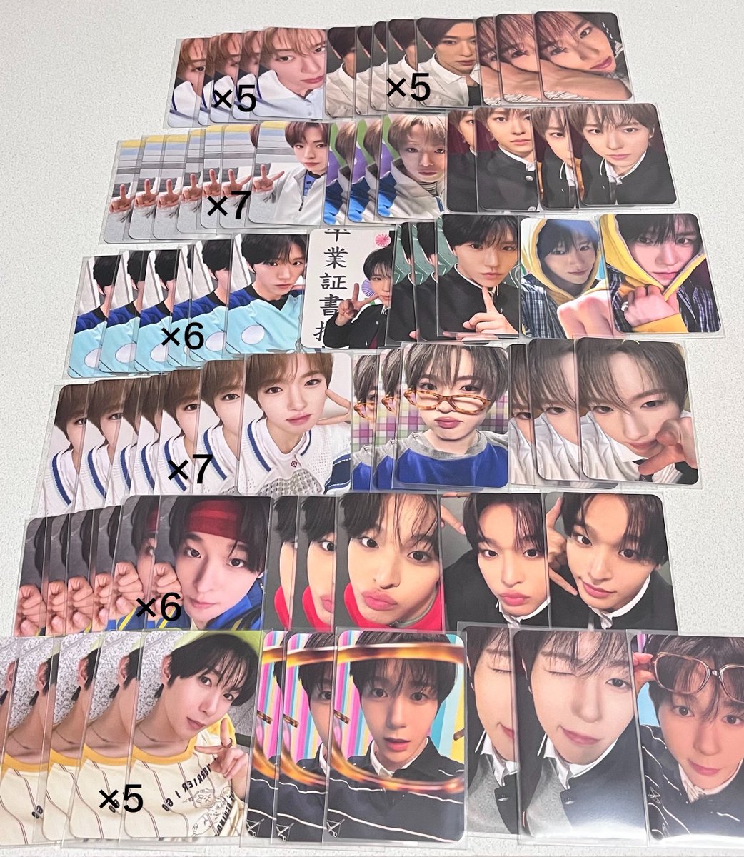 moon_moon_55's tweet photo. nctwish NCT WISH ウィシ YO-I-DON BOY MEETS GIRL トレカ 交換 

【譲】画像のもの

【求】未所持リョウ
(特典トレカなども未所持のものは求めておりますので、気軽にお声がけください🌟)

異種交換になりますが、よろしくお願いいたします🍀🙏 https://t.co/9AypltnIln