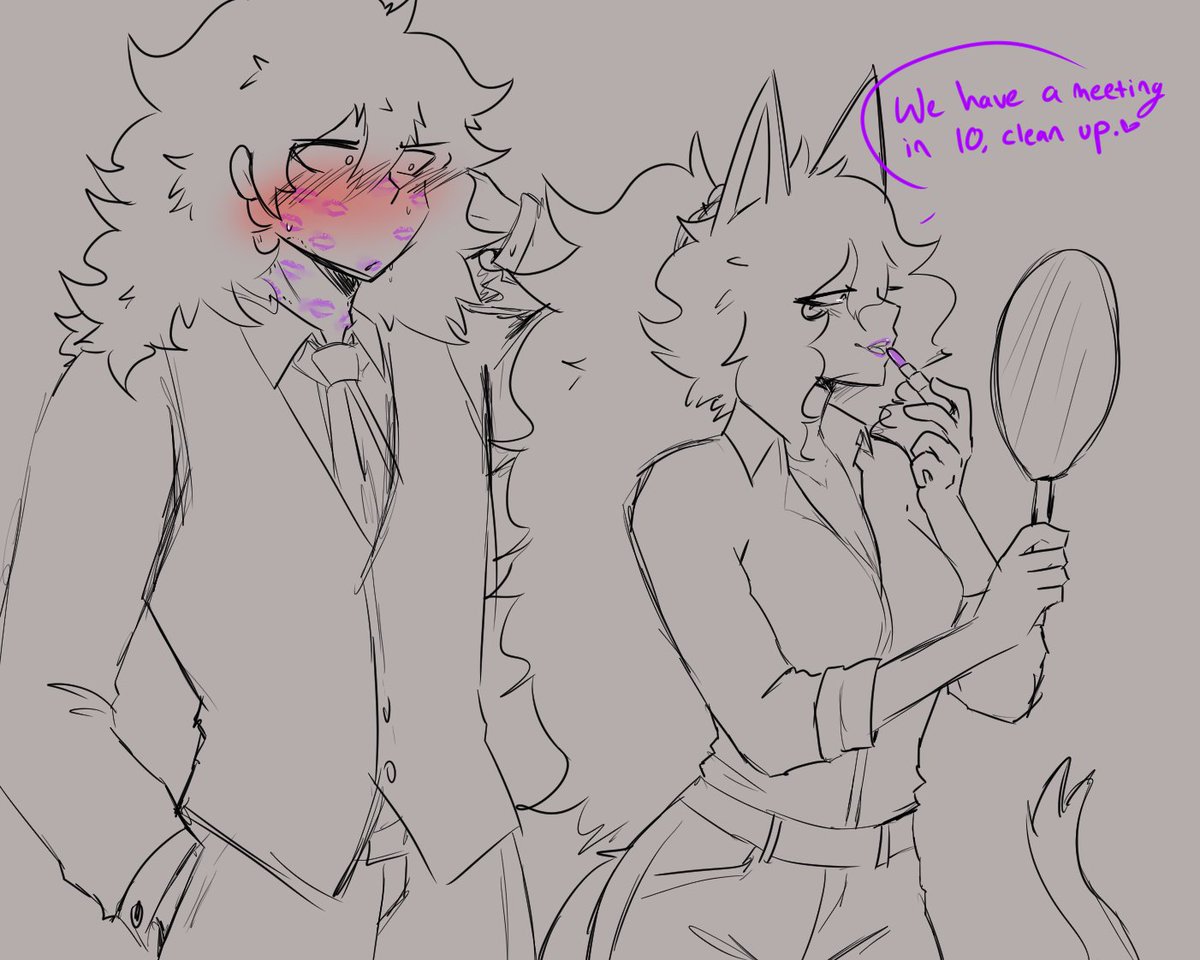 ZiZiDoodles's tweet photo. Buisness gato and her stupidly serious male wife https://t.co/y2YVEbD7dT