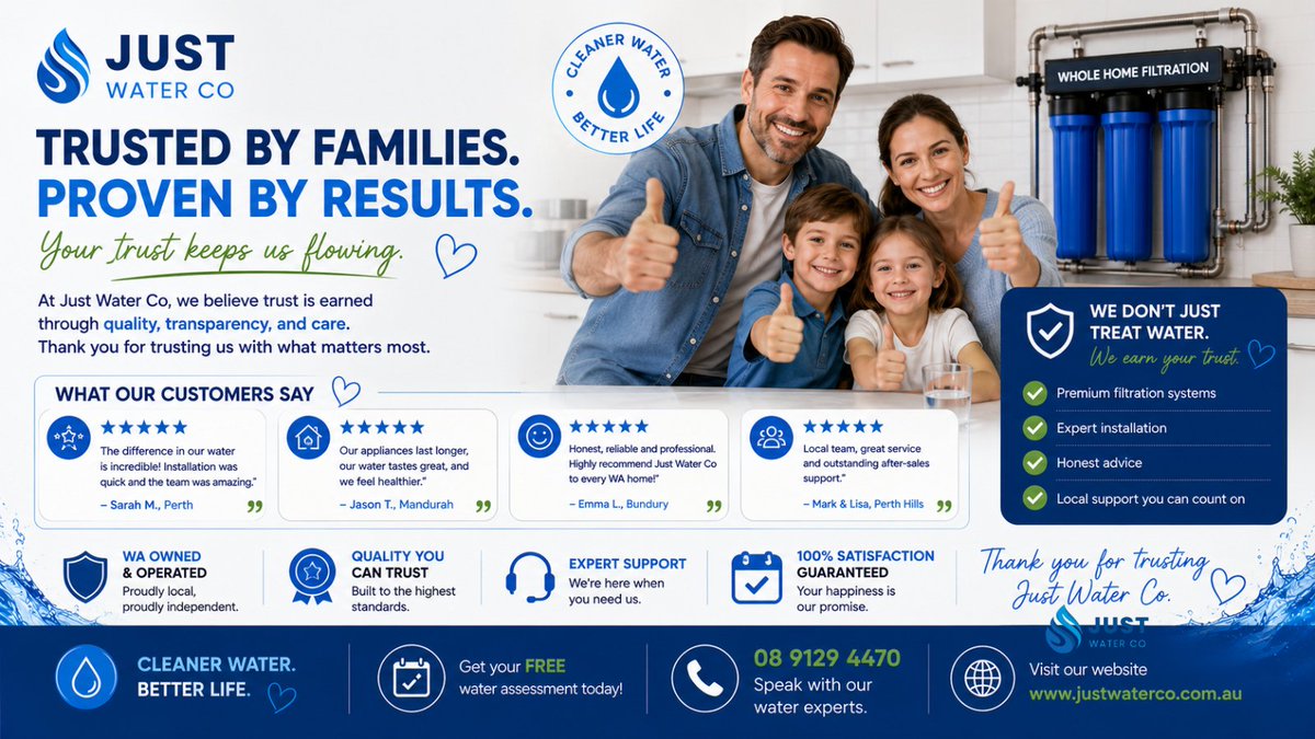 justwaterco1's tweet photo. A better home starts with better basics
Water is something we use every day. Investing in quality water creates comfort that your family feels every single day.#HomeComfort #WaterQuality #FamilyHome #PureLife #WaterExperts #justwaterco #waterfiltration #twittertrends 
Get started https://t.co/rtHXED5k7a