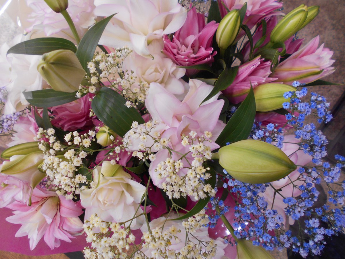 flowermarche01's tweet photo. 8/12営業中　赤字覚悟の100均ショップ　お好みの花束作ります　何でもお気軽に相談ください　kzy200160@yahoo.co.jp　Tel0443853736　#花束 #プレゼント #バースデー #お祝い #地方発送 https://t.co/LQLA1Akdvh