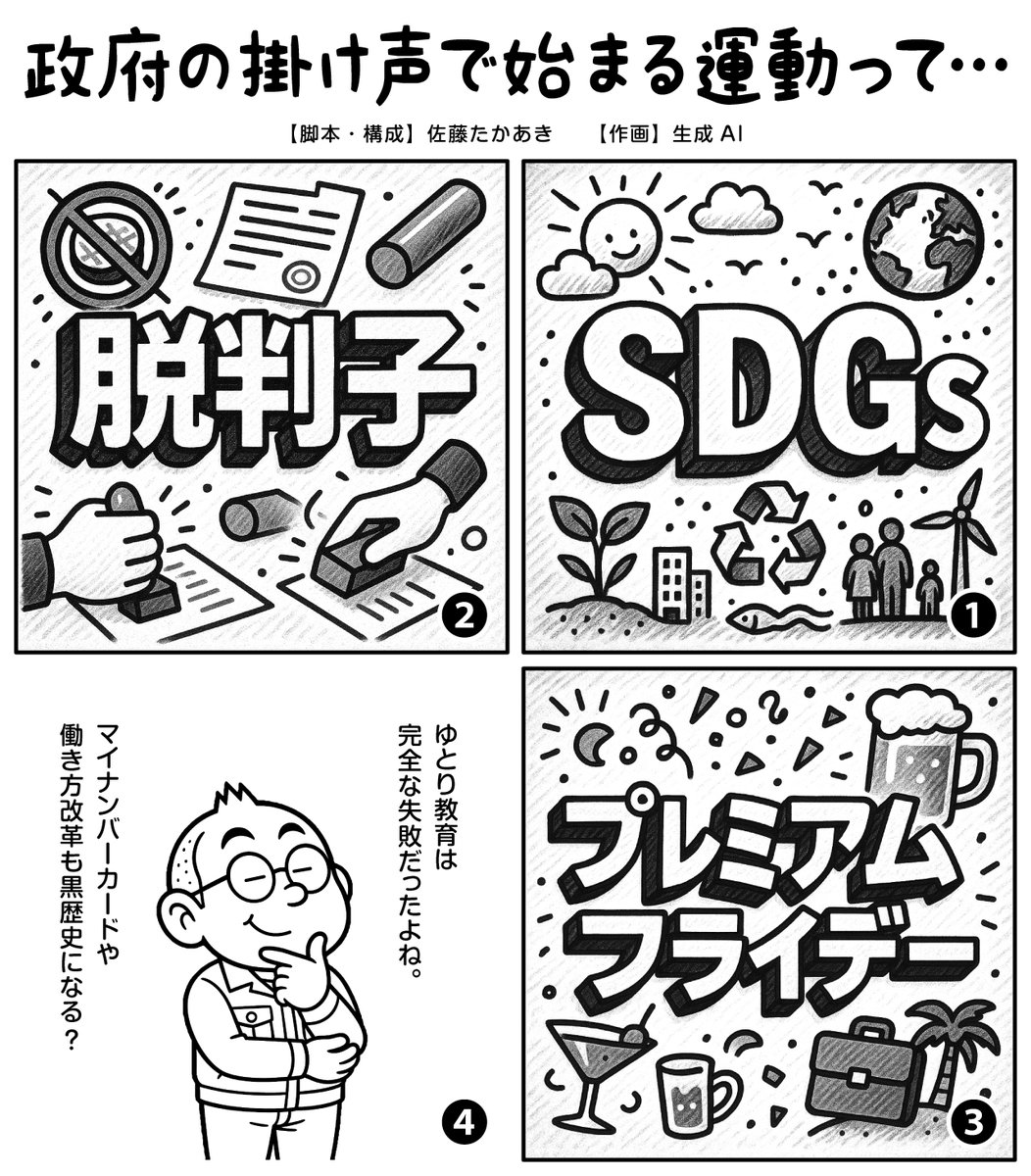 hatarakumeisi's tweet photo. ４コマ漫画 三部作
今週のテーマは「行政にチクリと物申す」です＾＾

#4コマ漫画　#漫画が読めるハッシュタグ　#マンガが読めるハッシュタグ https://t.co/xLmiAWZfhr