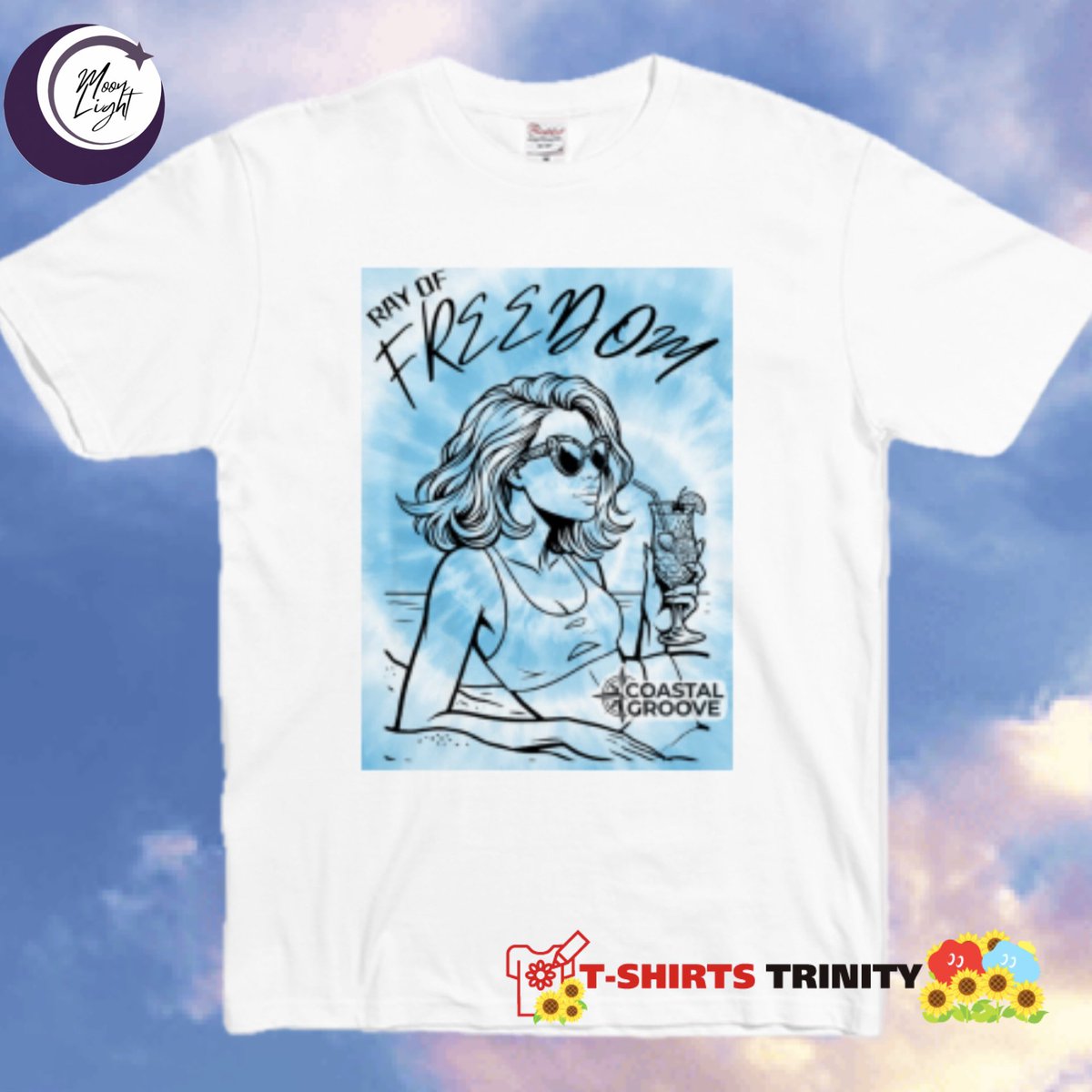 moonlight_muuu's tweet photo. Tシャツトリニティさんでセルフ購入、検証4😊
⭐️ RAY OF FREEDOM
ベーシックTシャツ  ホワイト L
https://t.co/drij00OkHP

厚いTシャツが苦手なので5.0オンスのベーシックTを購入。
オーバーサイズっぽくLサイズにしました！
色は想定よりもとても綺麗な発色でした❣️
これもお気に入り🤩 https://t.co/4PDnS3mCno