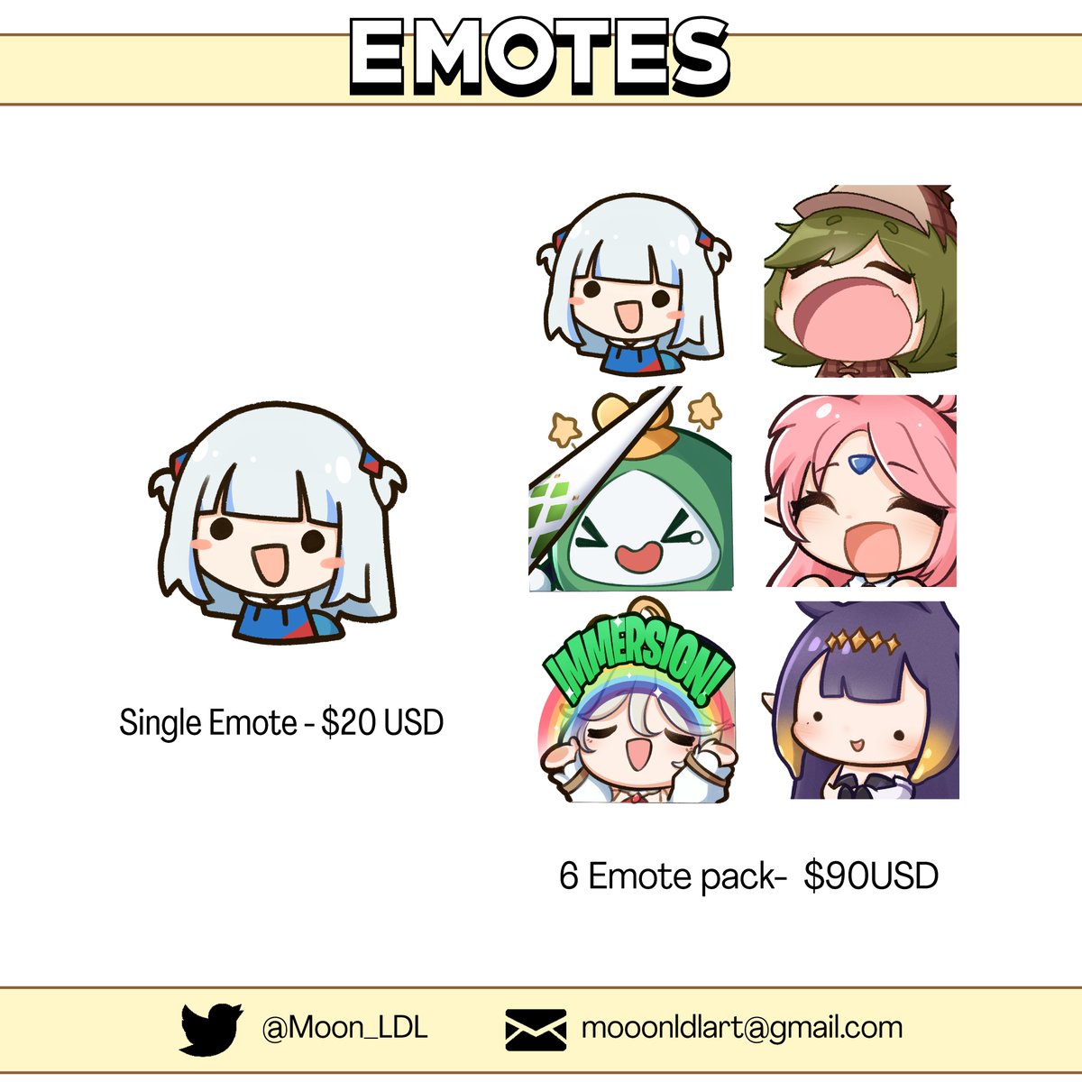 Moon_LDL's tweet photo. Helloooo!!!! For the first time ever, i'll be ✨OPENING COMMS!✨

For more details, questions and inquiries just send me a DM or Email! Thank you so much!!! 

Check the replies for terms and conditions~ https://t.co/5rDftKEcSA