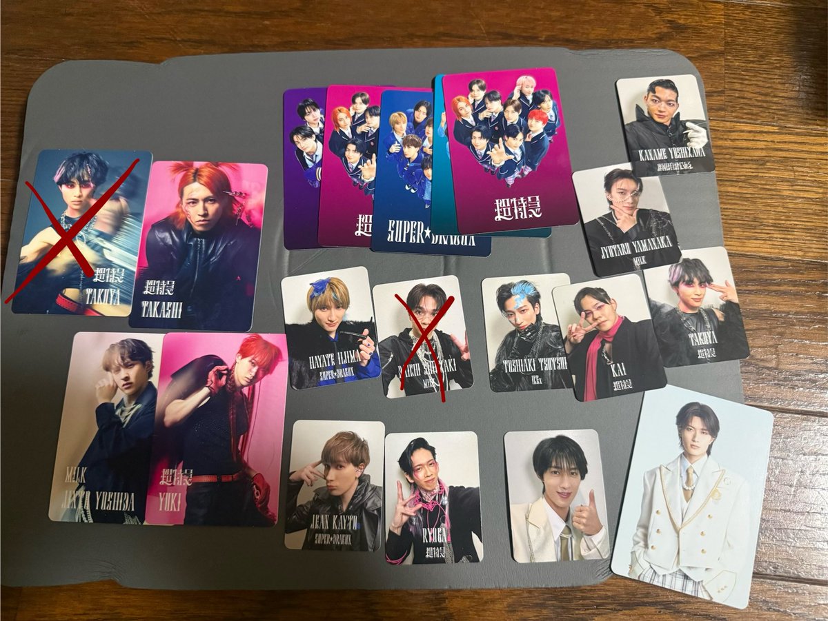 911Miki_d's tweet photo. EBiDAN Yes!東京 15周年盤トレカ 大トレカ  小トレカ 特典 交換 

〈譲〉
吉田仁人、タカシ、ユーキ
飯島颯、リョウガ、ジャン
超特急、スパドラ、ICEx、Lienel
吉澤要人、山中柔太朗、カイ、筒井

〈求〉塩﨑太智

8/13手渡し、郵送も可能です。お気軽にお声掛けください🙇🏻‍♀️
 #EBiDAN交換 https://t.co/guUQiKJPzC