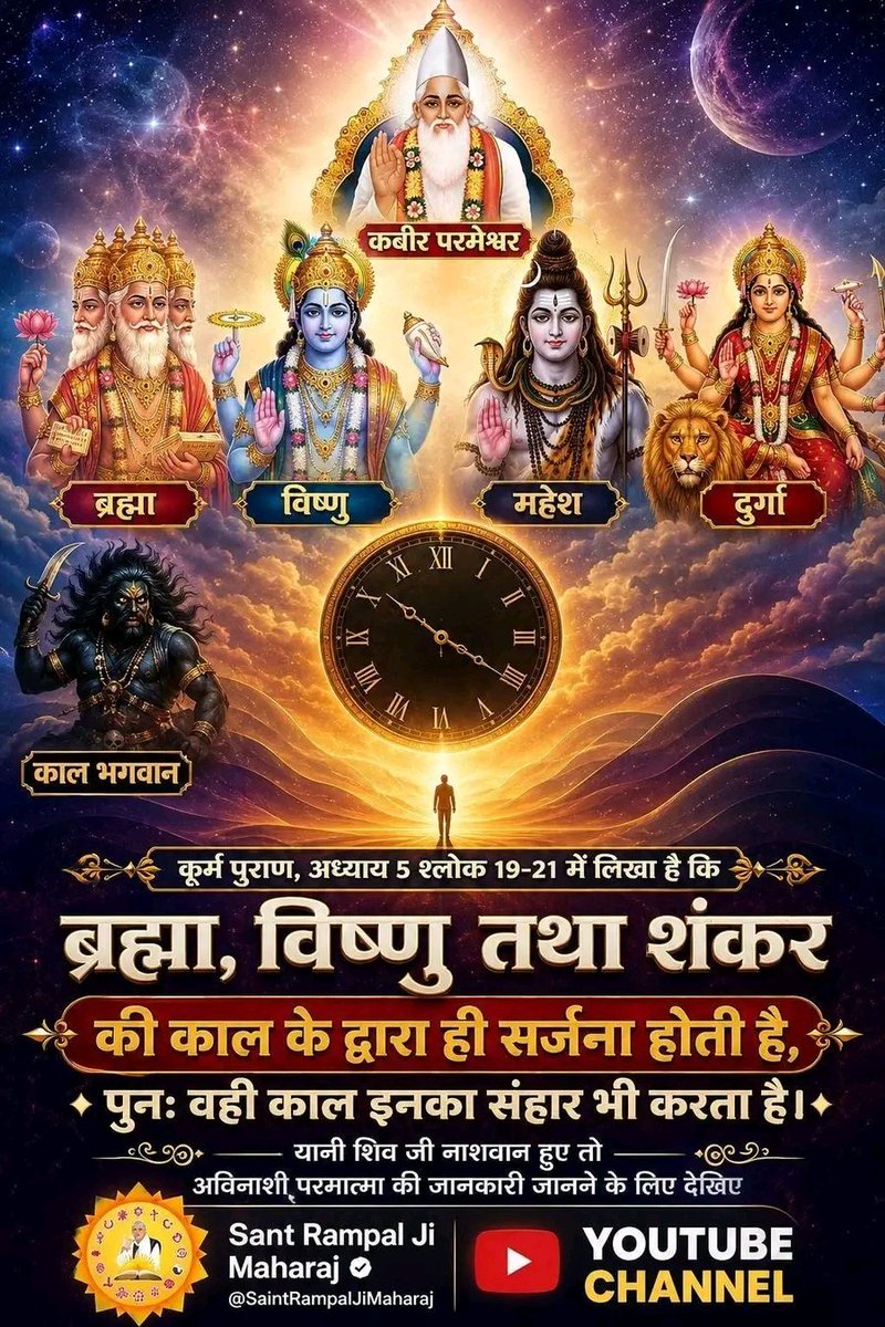 miss_rinki1's tweet photo. #सत_भक्ति_सन्देश
सर्व शक्तिमान परमेश्वर की पूजा विधि तथा पूर्ण ज्ञान केवल यह दास (संत रामपाल दास) जानता है। न श्री राम तथा श्री कृष्ण अर्थात् श्री विष्णु जी जानते। न ही श्री ब्रह्मा जी तथा श्री शिव जी। न हजरत मुहम्मद जानता था, न ही अन्य मुसलमान पीर व काजी तथा मुल्ला ही जानते है। https://t.co/N0qo2h4a8s
